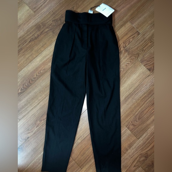We11done Black High-Waisted Pants - Picture 3 of 4